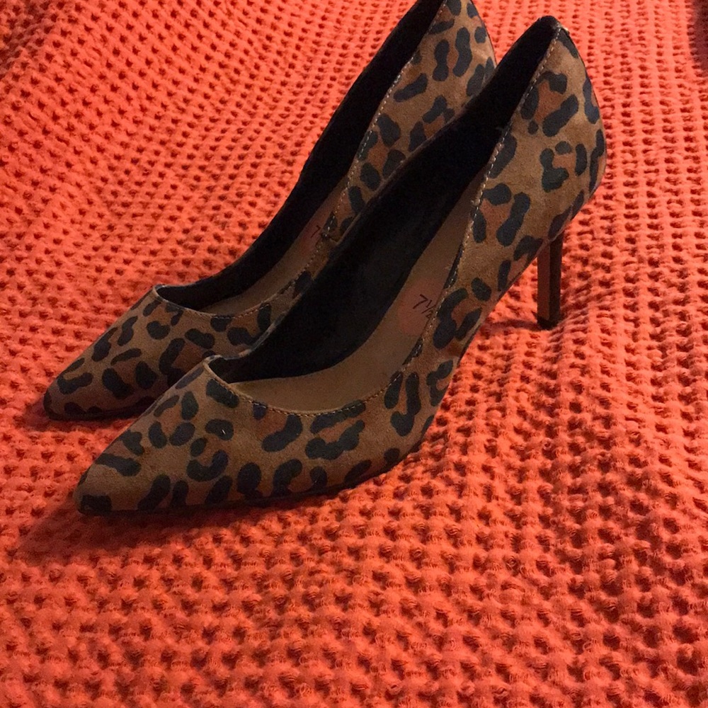 Cheetah print heels